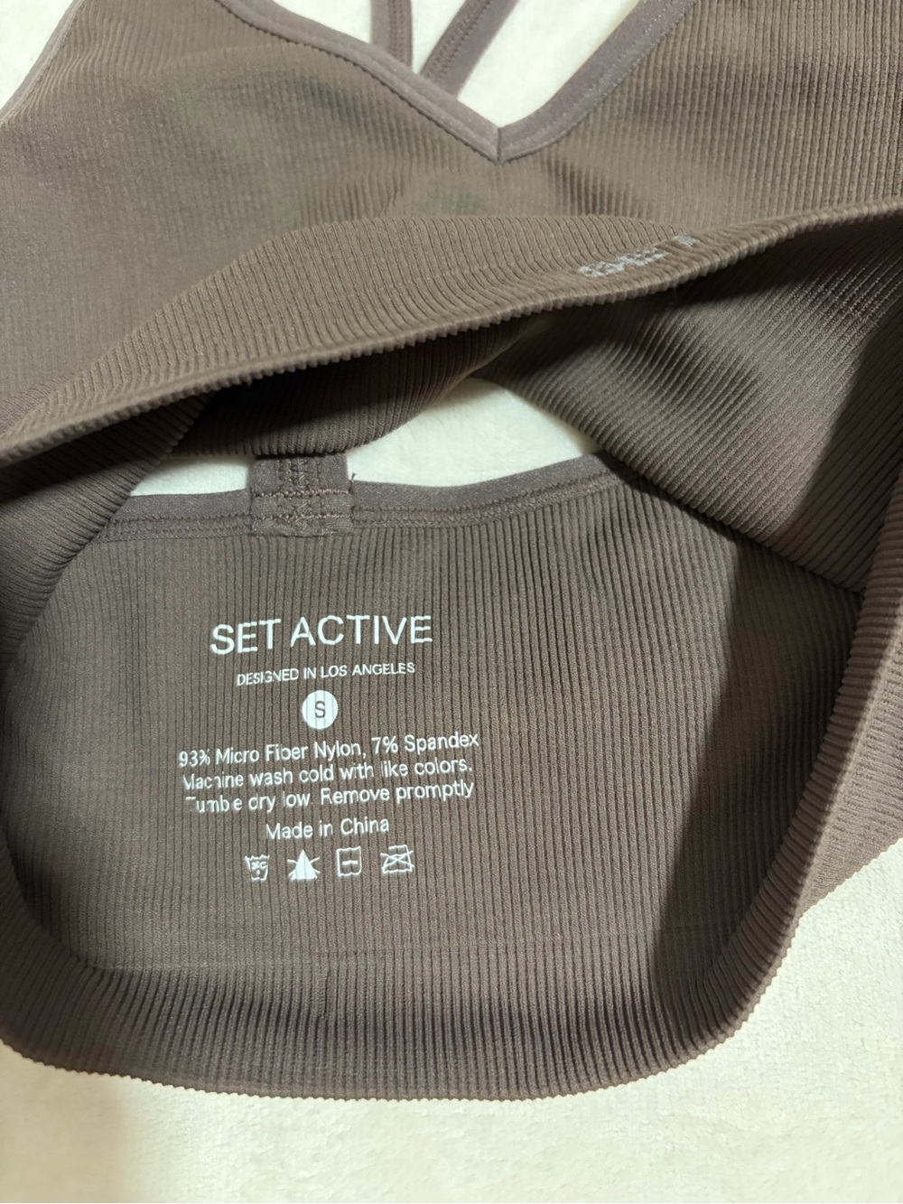 Set Active Ribbed Bra - Picture 3 of 3